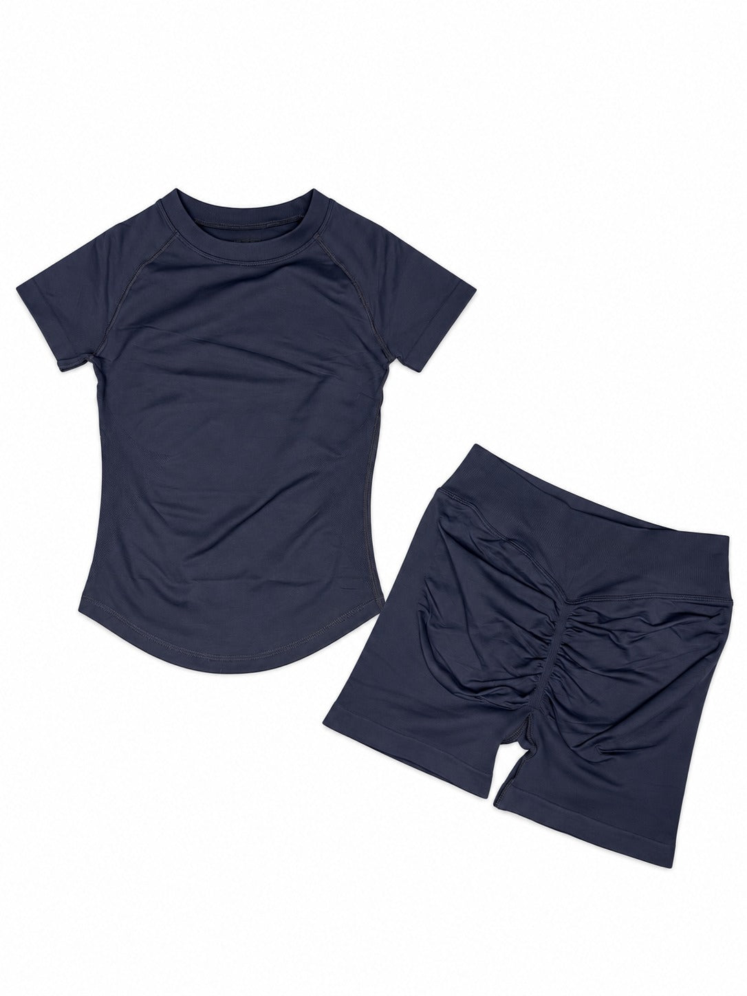Conjunto Polera Short Azul marino