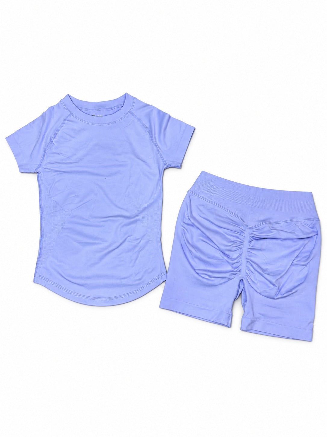 Conjunto Polera Short Lavanda