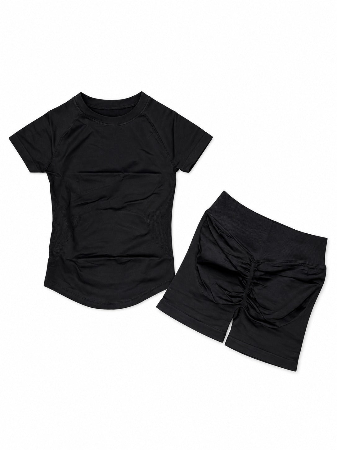 Conjunto Polera Short Negro